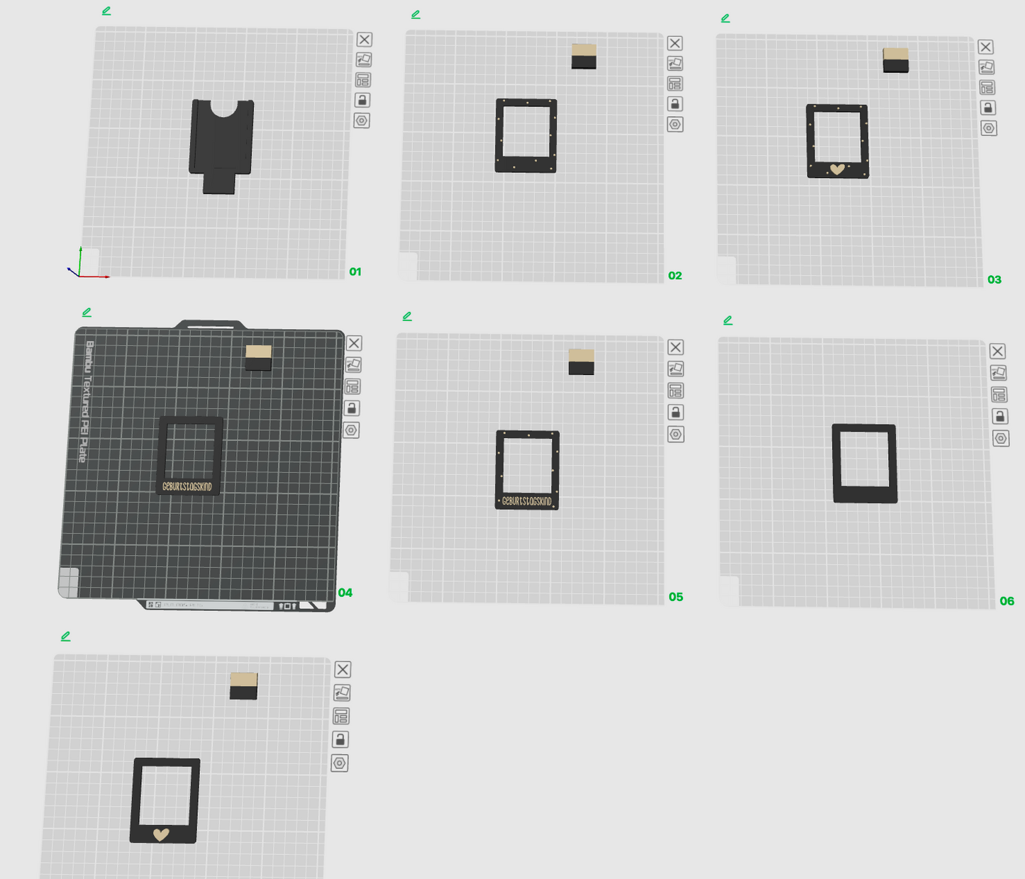 Geburtstagsblock - 3D Druckdatei