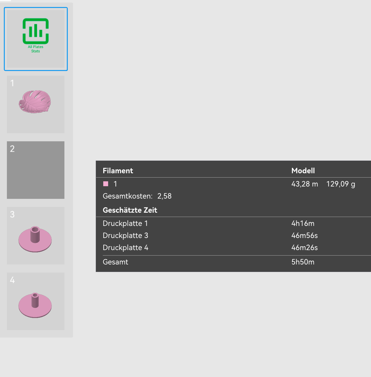 Monstera, Gartenstecker, Insektentränke - 3D Druckdatei