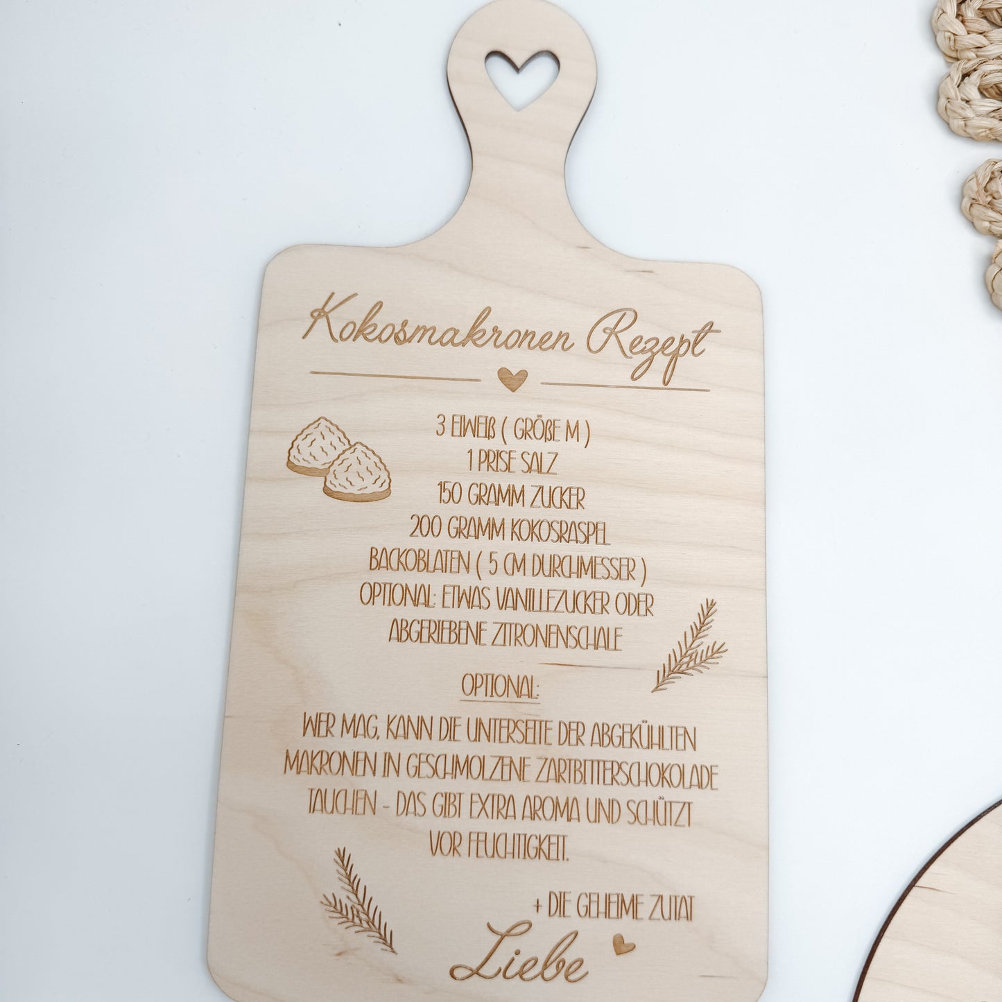 Rezepte Weihnachten Kokosmakronen und Spritzgebäck - Laserdatei