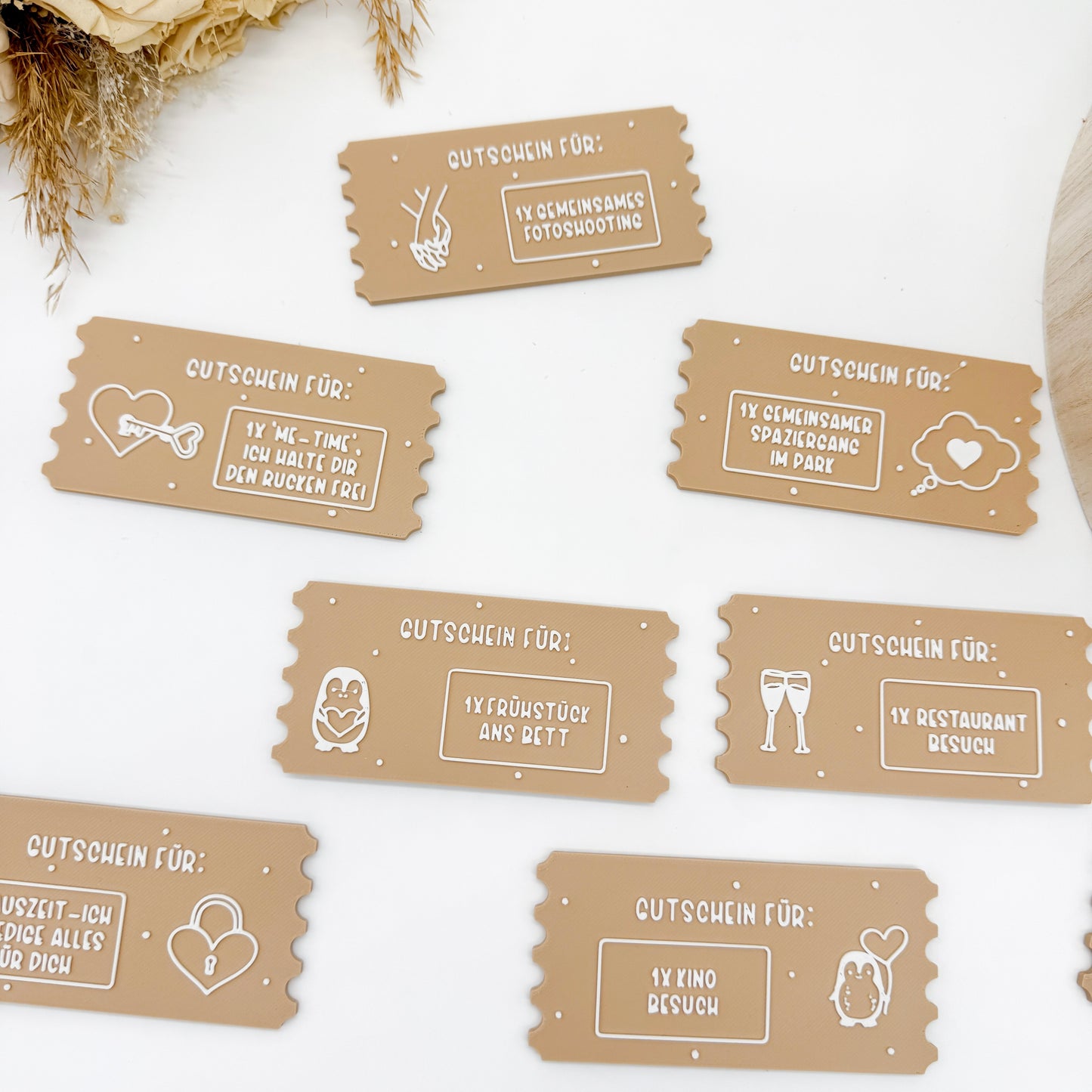 Gutscheine - 3D Druckdatei