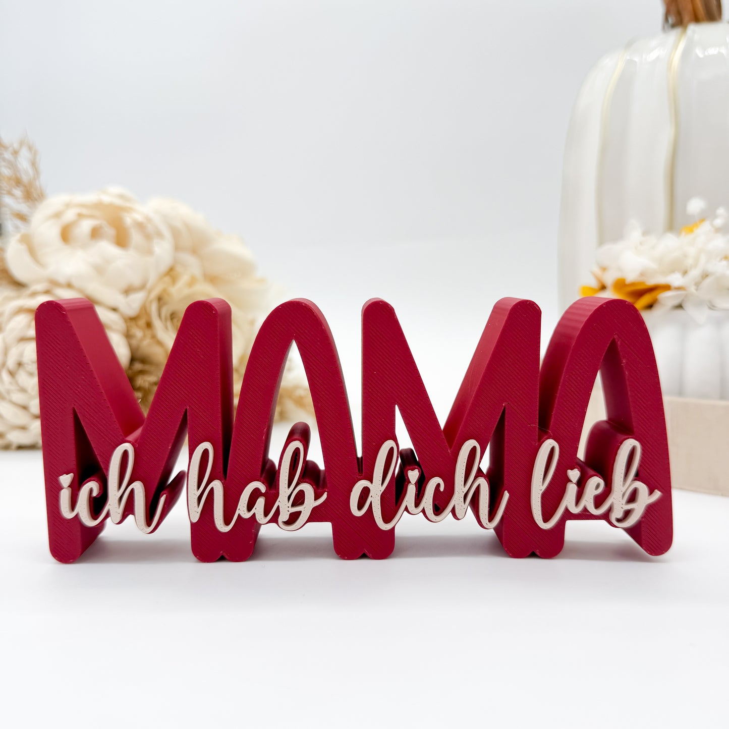 Mama Aufsteller ich hab dich lieb - 3D Druckdatei