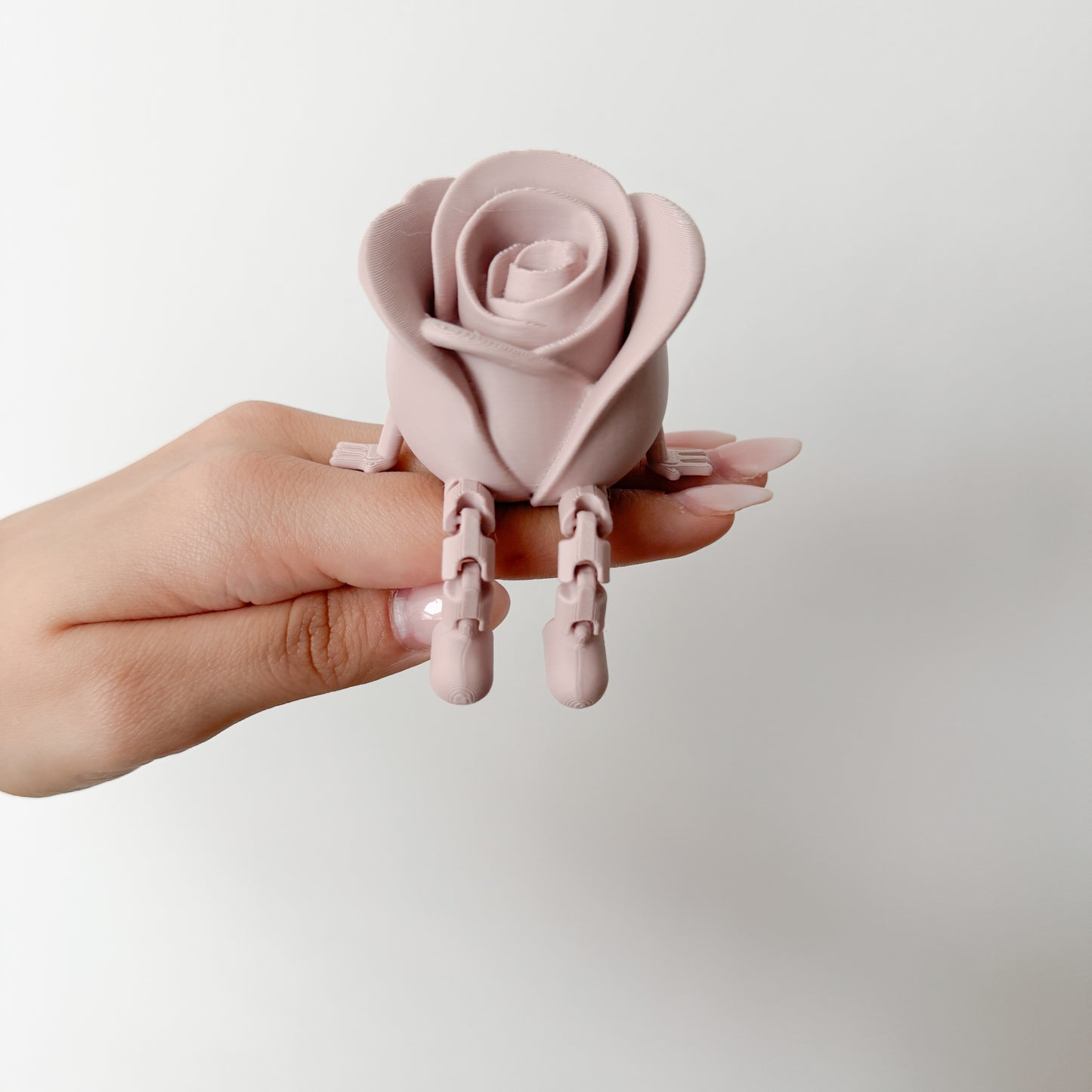 Rose mit Beinchen - 3D Druckdatei