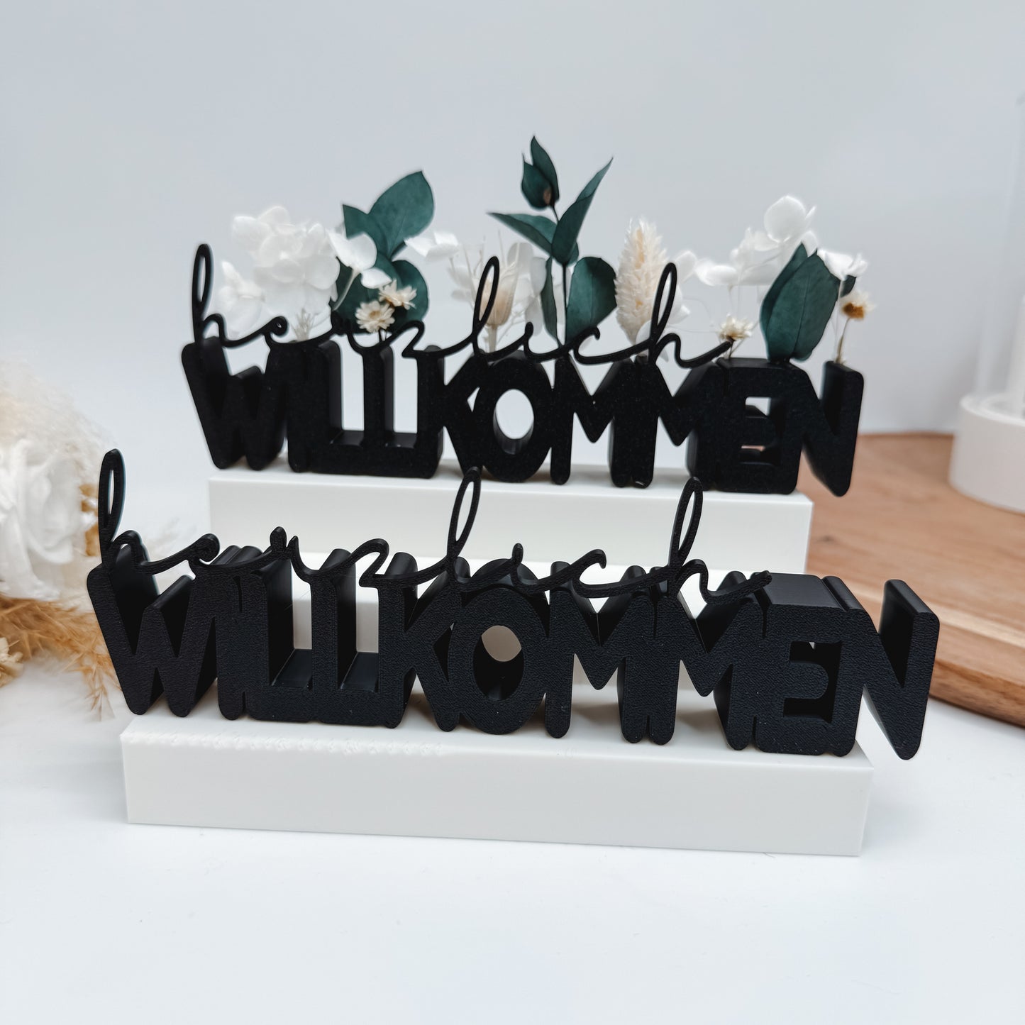 3 Herzlich Willkommen Aufsteller - 3D Druckdatei