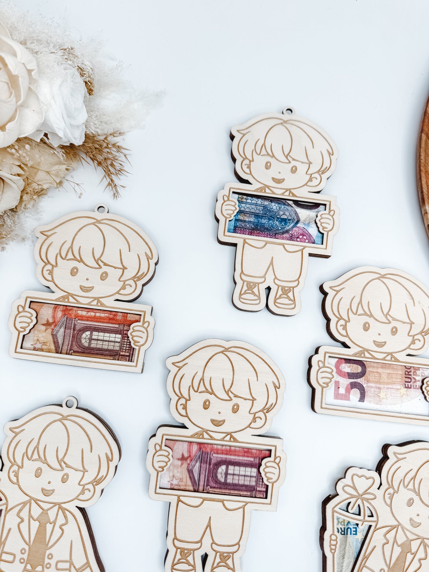 Geldgeschenk Einschulung, Junge Zuckertüte - Laserdatei