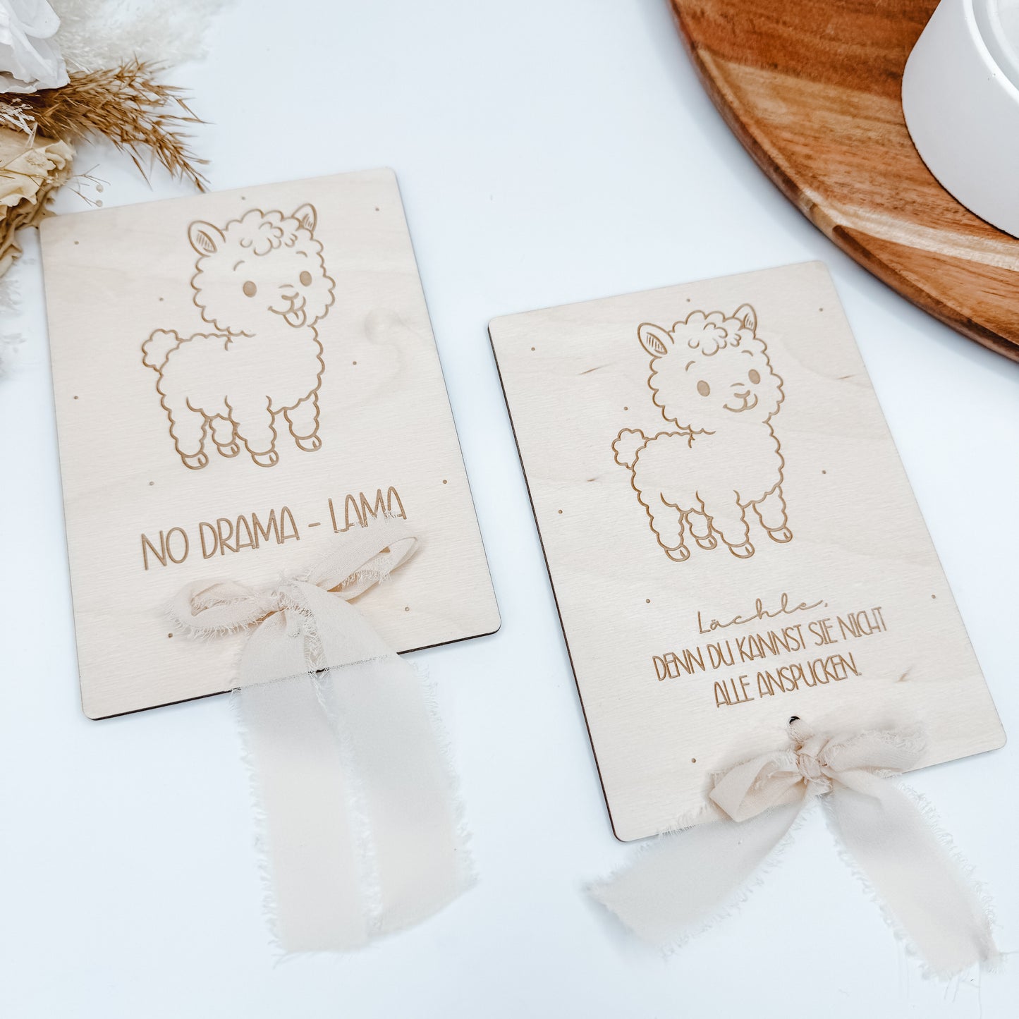 Geldgeschenke Alpaka, Lama im Postkartenformat - Laserdatei
