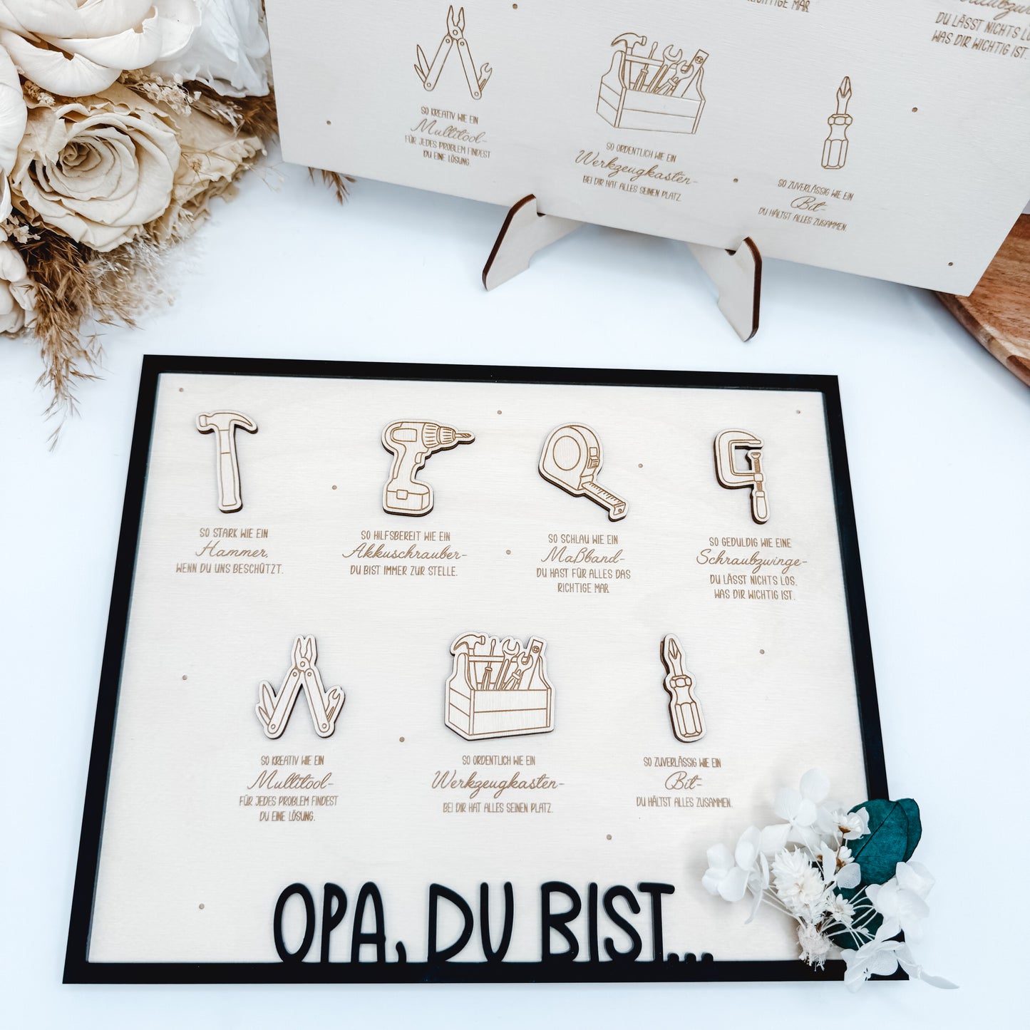 Männertagsgeschenk, Papa, Opa, Werkzeugkasten - Laserdatei