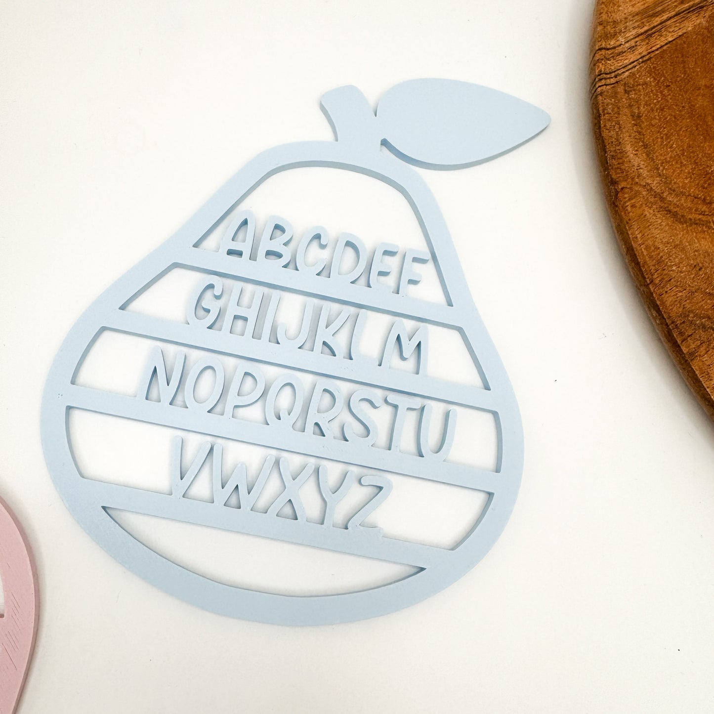 ABC Tafel Apfel und Birne - 3D Druckdatei