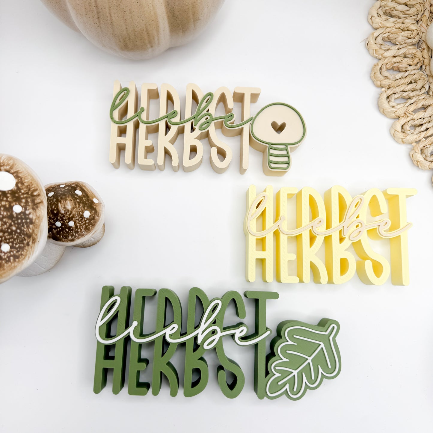 Herbstliebe Aufsteller - 3D Druckdatei