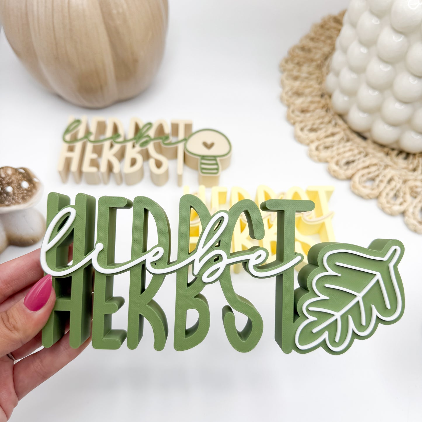 Herbstliebe Aufsteller - 3D Druckdatei