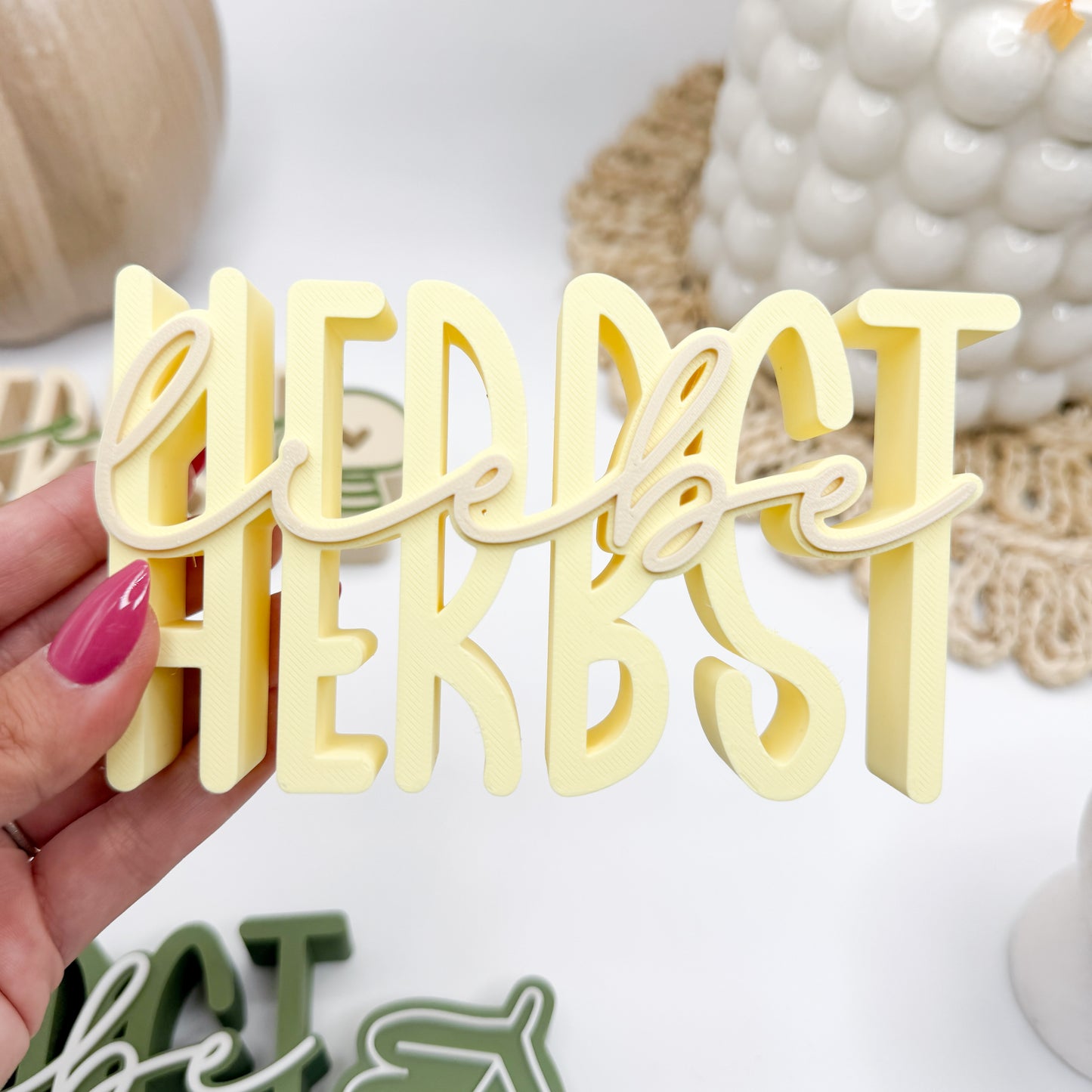 Herbstliebe Aufsteller - 3D Druckdatei