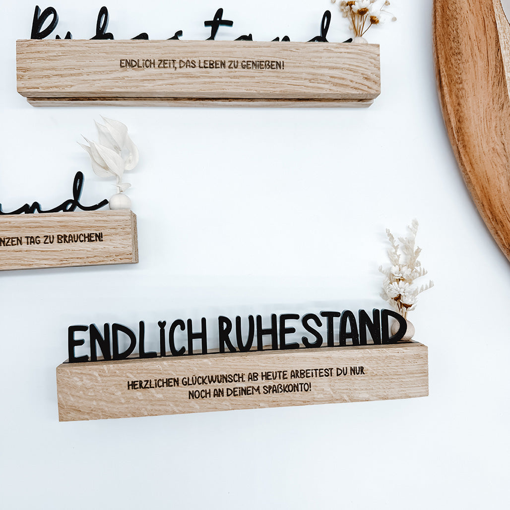 Kloetzchendatei Ruhestand - Laserdatei