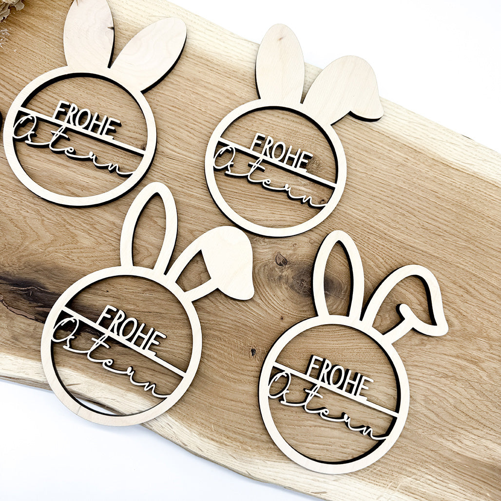 5 Loops für Ostern, Osterloops Frohe Ostern - Laserdatei