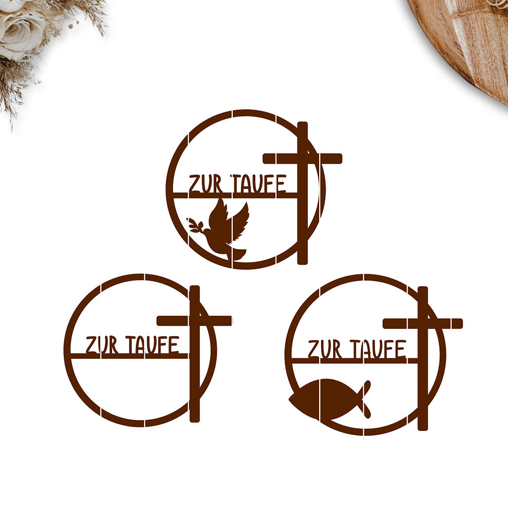 9 Loops für Taufe - Laserdatei