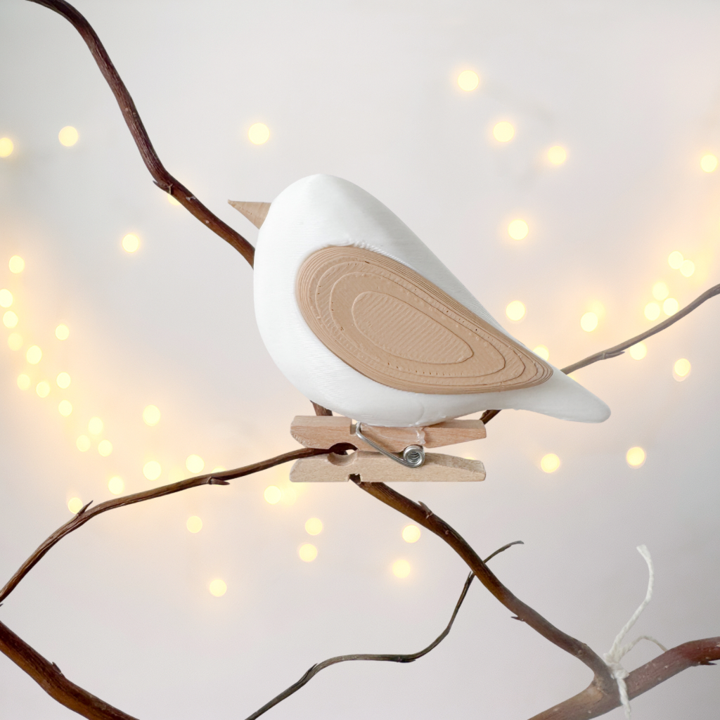 Vogel Osterstrauchdeko - 3D Druckdatei