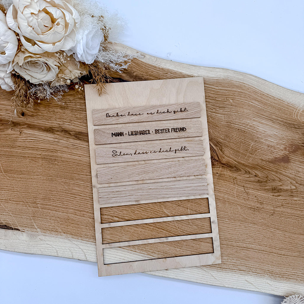 Klötzchenschablone für 160 x 22mm - Laserdatei