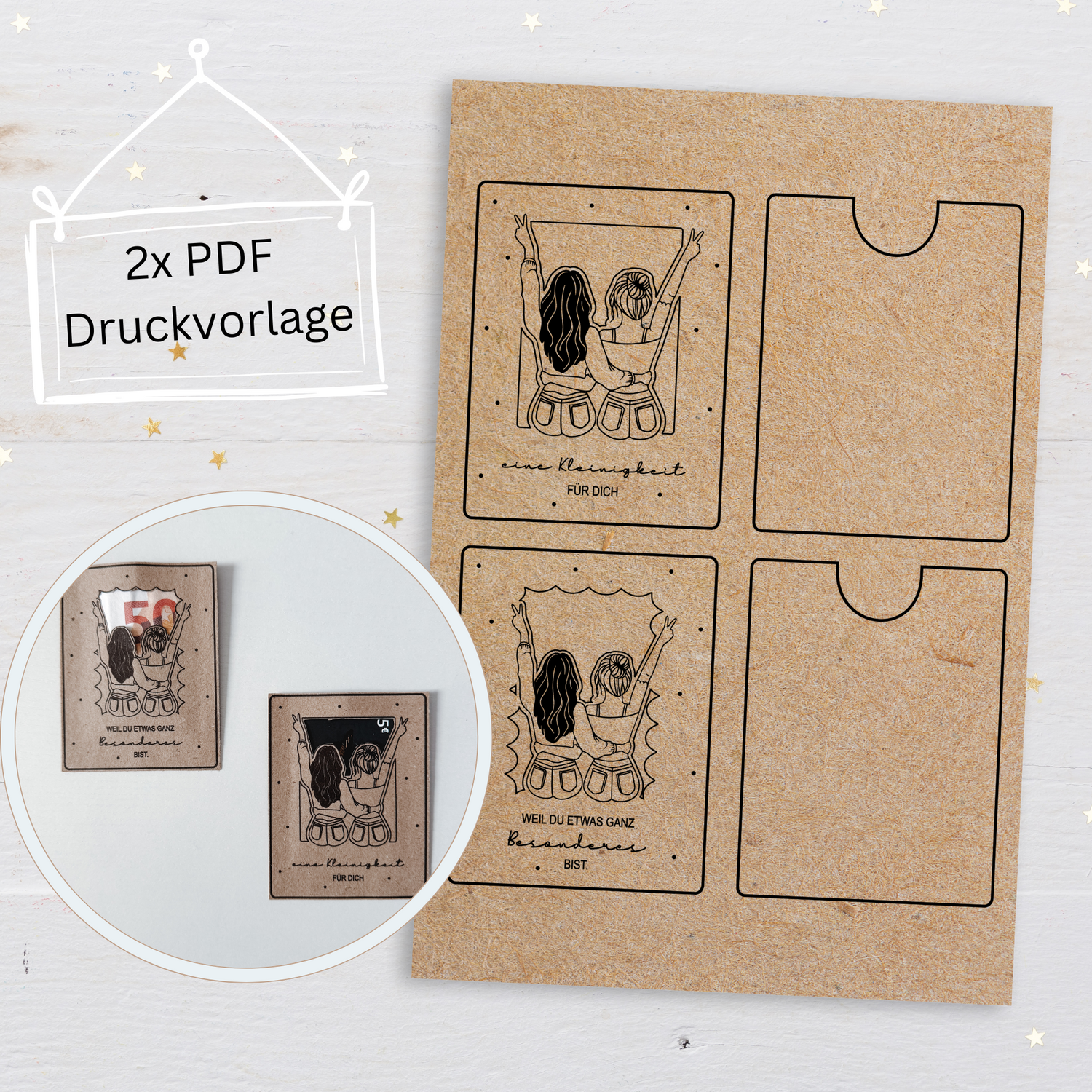 Druckvorlage beste Freunde