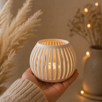 Windlicht, auch als Gartenstecker - 3D Druckdatei