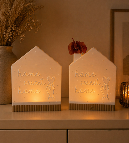 Windlicht Haus Home sweet home - 3D Druckdatei