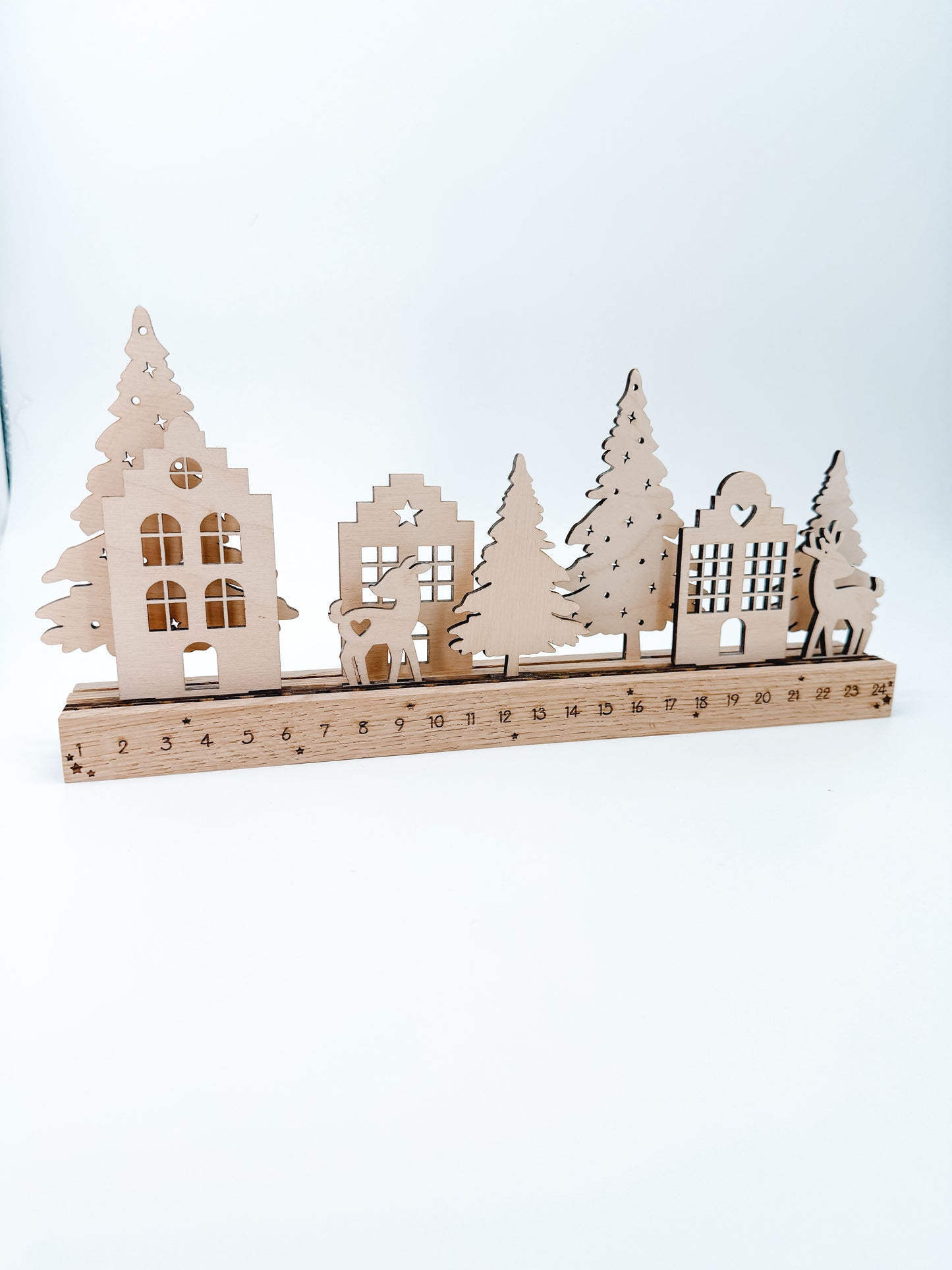 Countdown Rehe, Klötzchendatei - Laserdatei