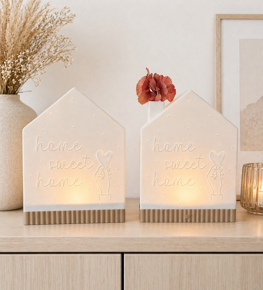 Windlicht Haus Home sweet home - 3D Druckdatei