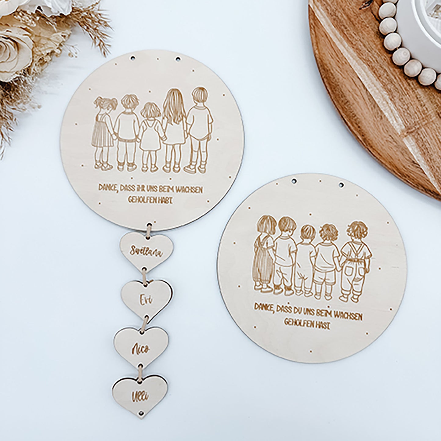 2x Abschiedsgeschenk Erzieher, Schild - Laserdatei