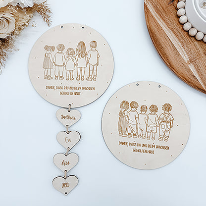 2x Abschiedsgeschenk Erzieher, Schild - Laserdatei
