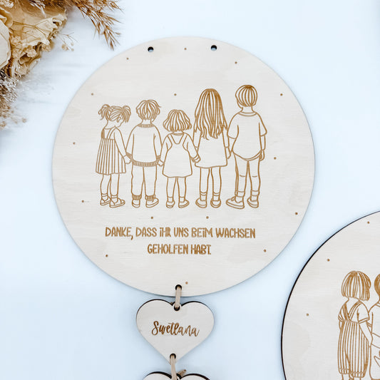 2x Abschiedsgeschenk Erzieher, Schild - Laserdatei
