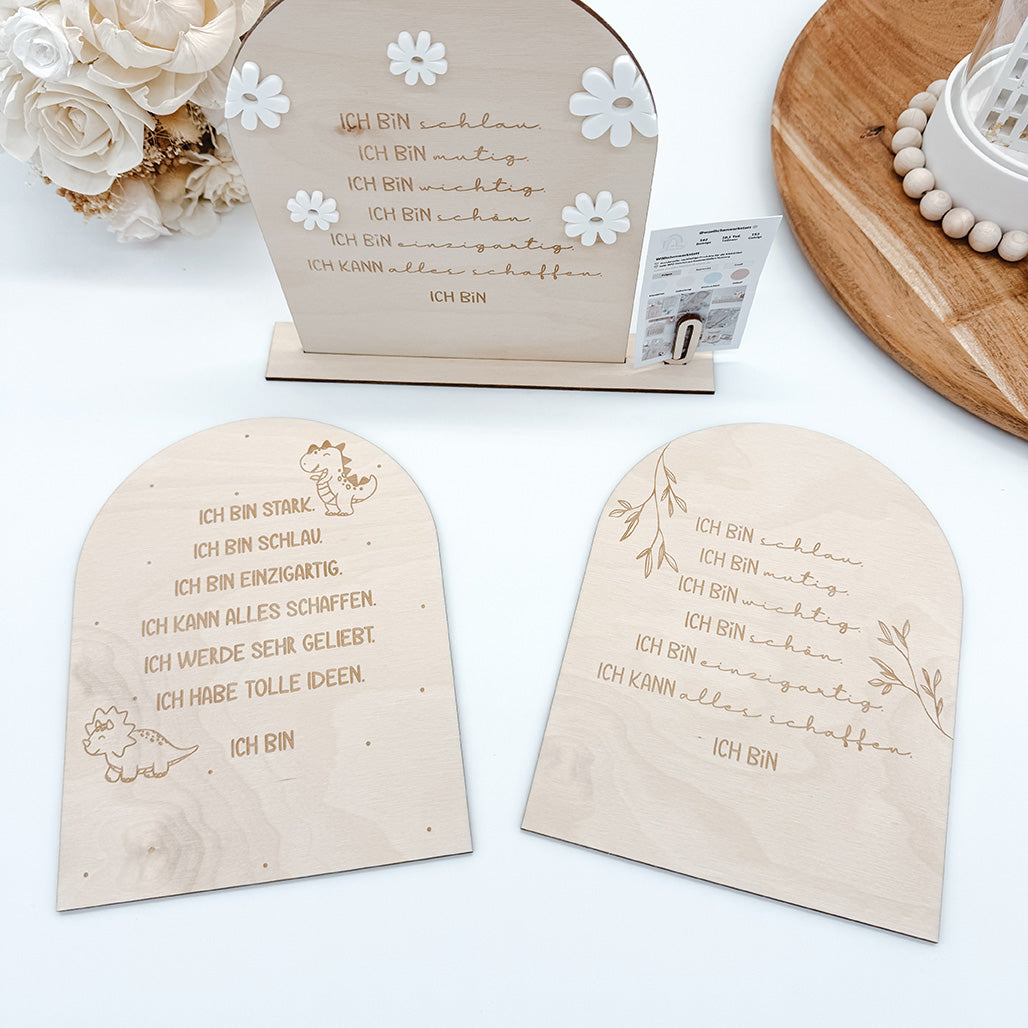 Affirmationstafel, Affirmationen Kinder - Laserdatei