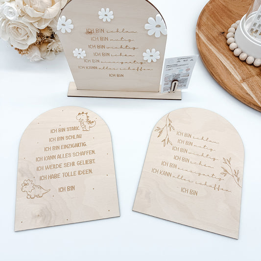 Affirmationstafel, Affirmationen Kinder - Laserdatei