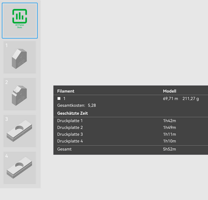 Windlicht Haus Zuhause ist kein Ort - 3D Druckdatei