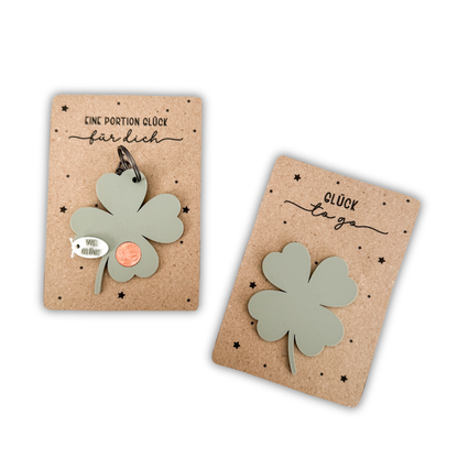 Glücksbringer Silvester Kleeblatt - 3D Druckdatei