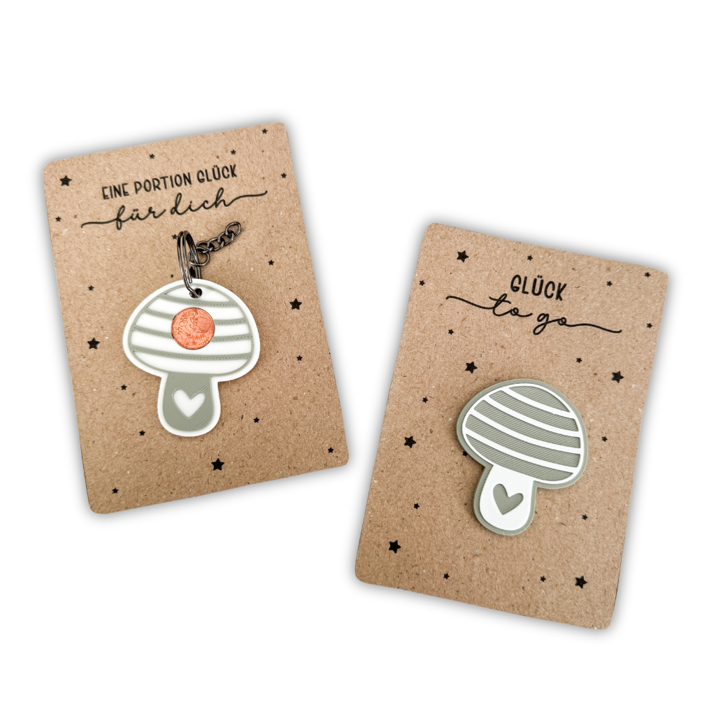 Glücksbringer Silvester Pilz - 3D Druckdatei