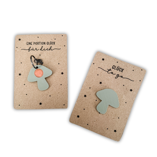 Glücksbringer Silvester Pilz Umriss - 3D Druckdatei