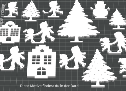 Leuchtdose Schlittschuhlaufen - 3D Druckdatei