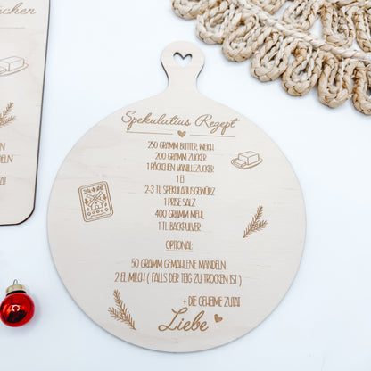 Rezepte Weihnachten Lebkuchen und Spekulatius - Laserdatei