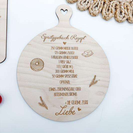 Rezepte Weihnachten Kokosmakronen und Spritzgebäck - Laserdatei