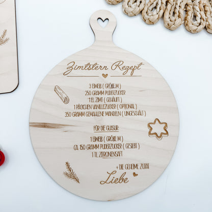 Rezepte Weihnachten Vanillekipferl und Zimtsterne - Laserdatei