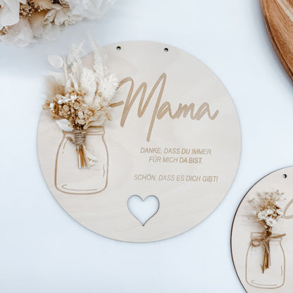 Muttertag, Schild für Mama - Laserdatei