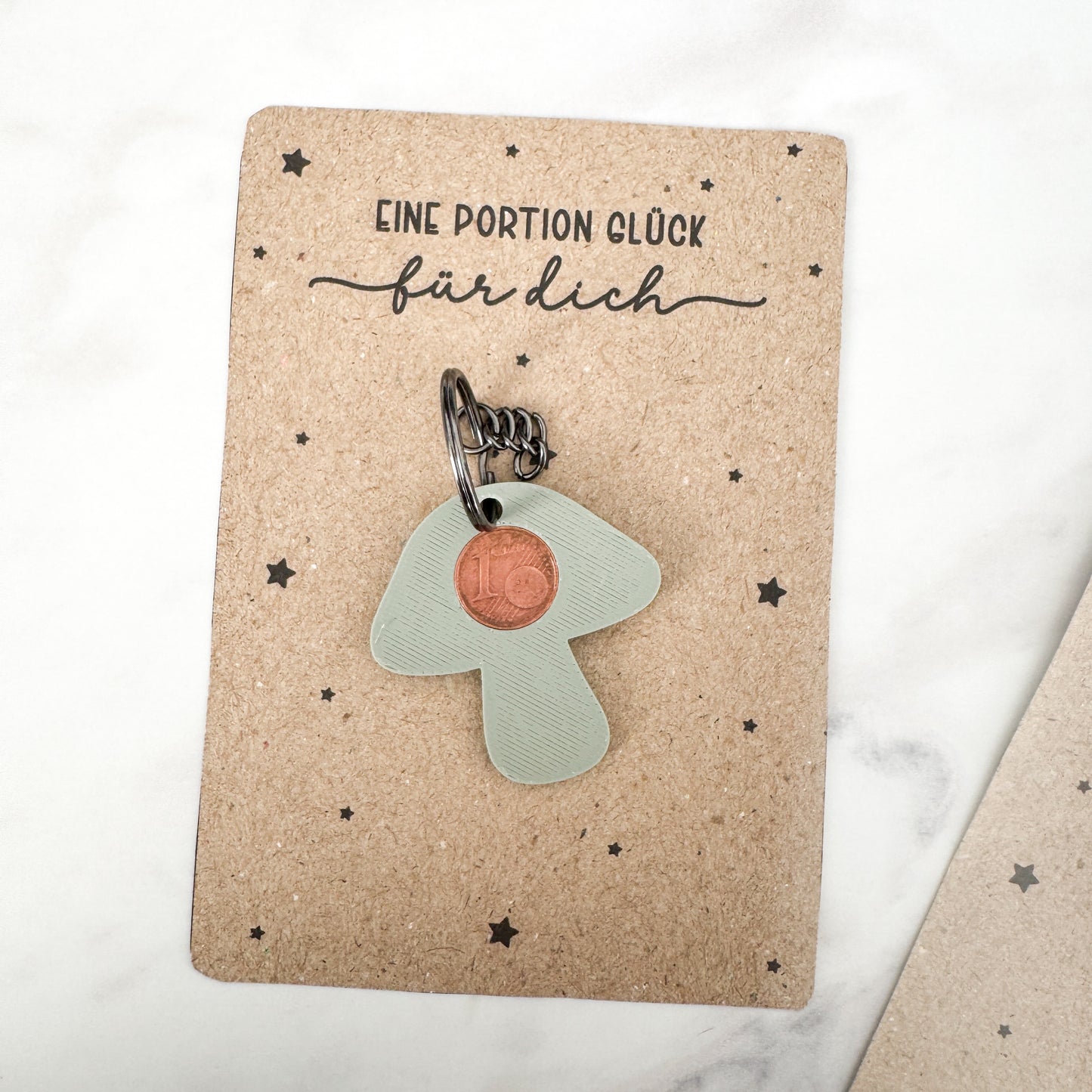 Glücksbringer Silvester Pilz Umriss - 3D Druckdatei