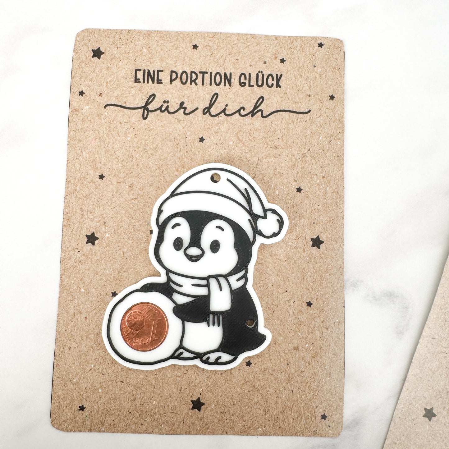 Glücksbringer Silvester Pinguin - 3D Druckdatei