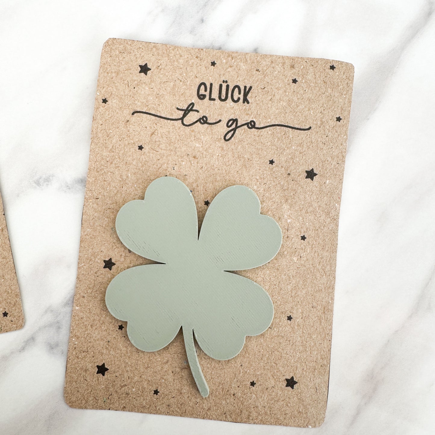 Glücksbringer Silvester Kleeblatt - 3D Druckdatei