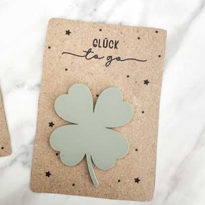 Glücksbringer Silvester Kleeblatt - 3D Druckdatei