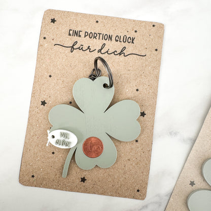 Glücksbringer Silvester Kleeblatt - 3D Druckdatei