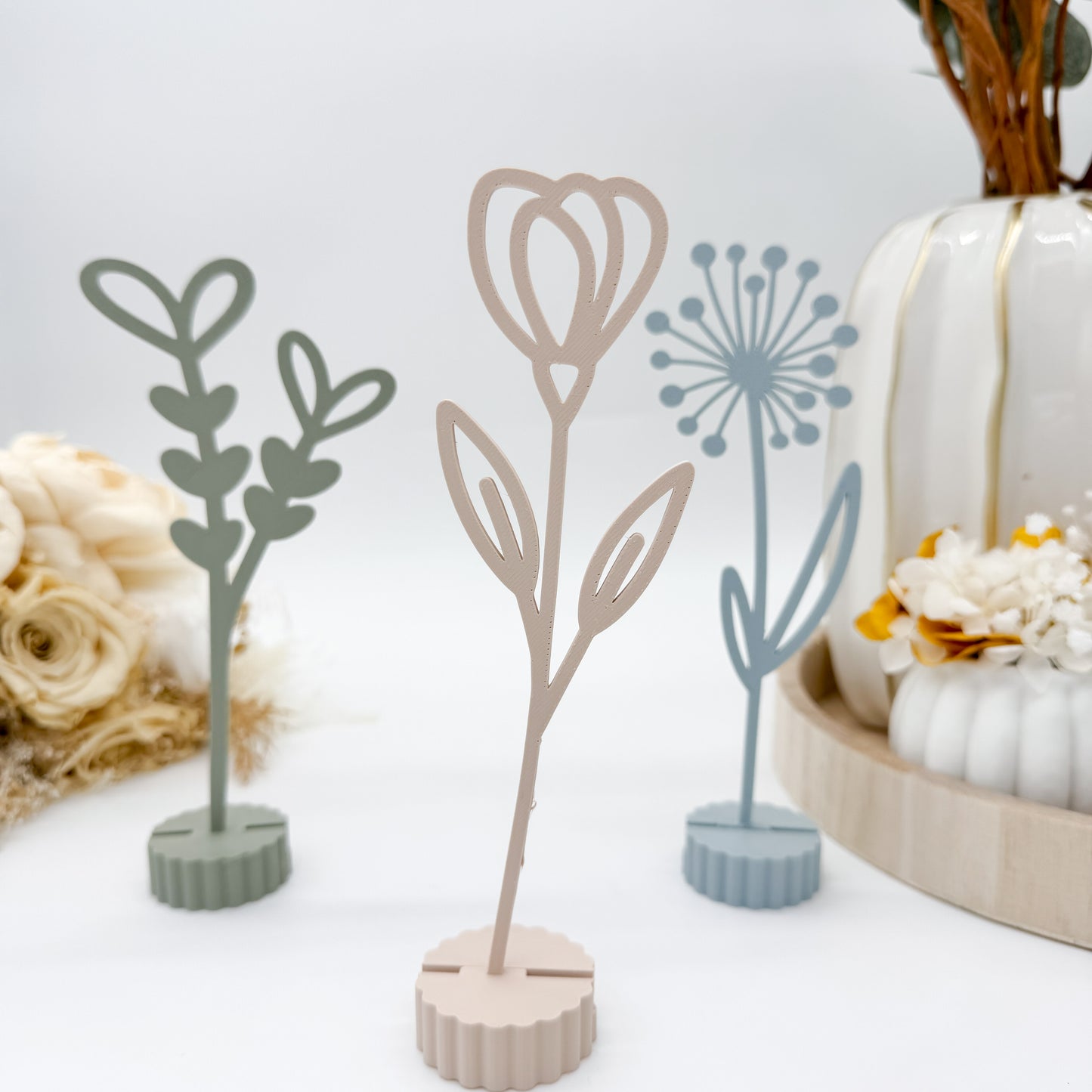 Blumen mit Sockel - 3D Druckdatei