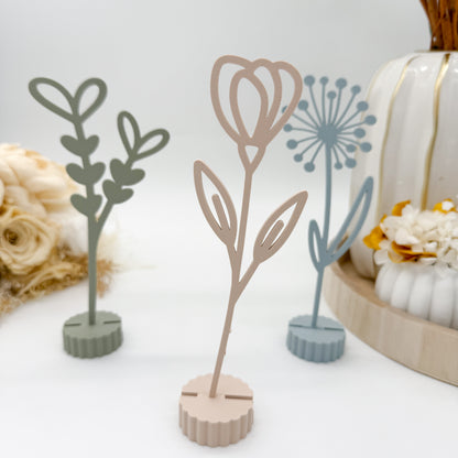 Blumen mit Sockel - 3D Druckdatei