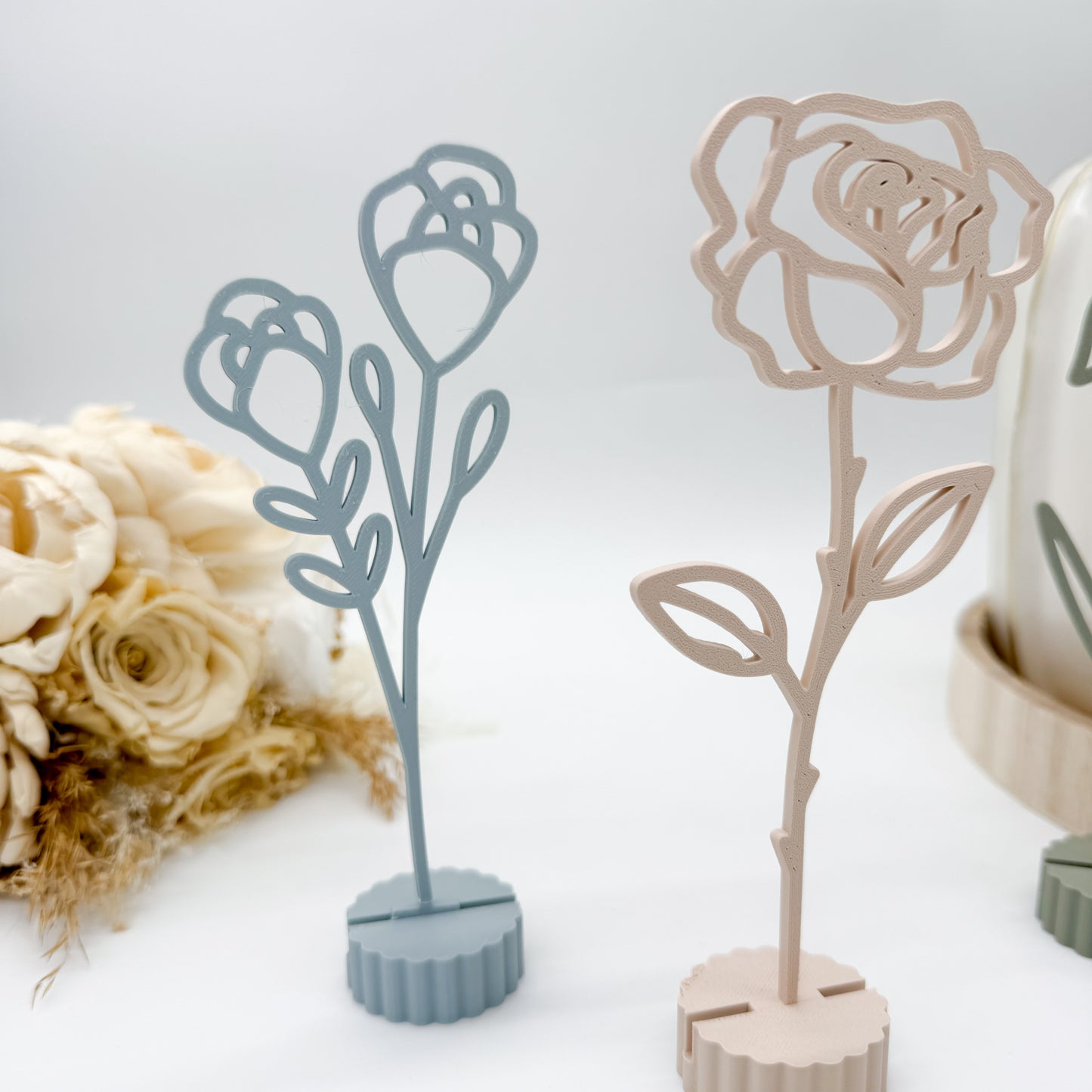 Blumen mit Sockel - 3D Druckdatei
