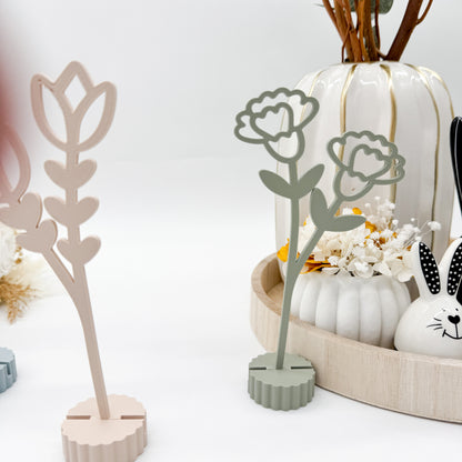 Blumen mit Sockel - 3D Druckdatei