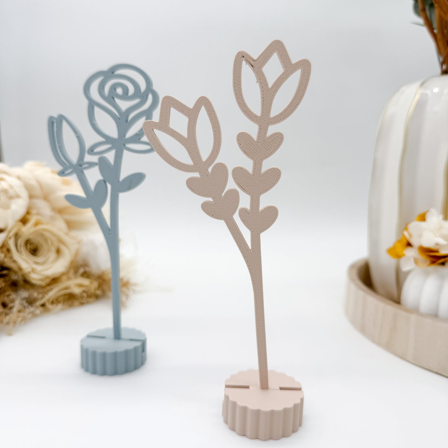 Blumen mit Sockel - 3D Druckdatei