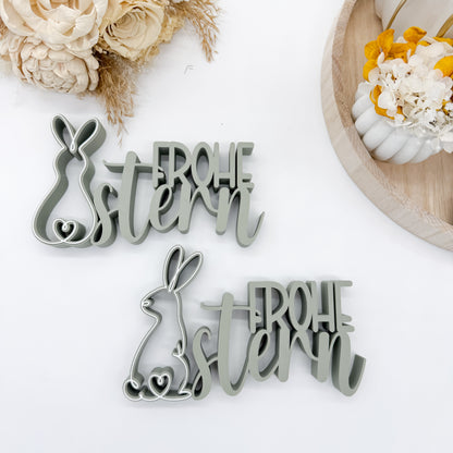Frohe Ostern Aufsteller - 3D Druckdatei