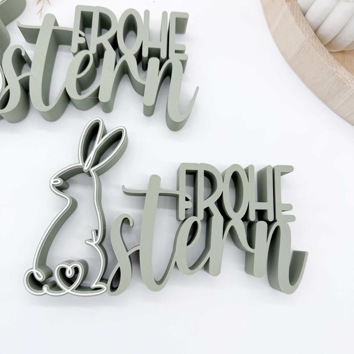 Frohe Ostern Aufsteller - 3D Druckdatei